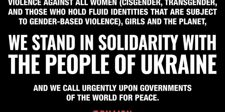 One Billion Rising Appeal for Peace!