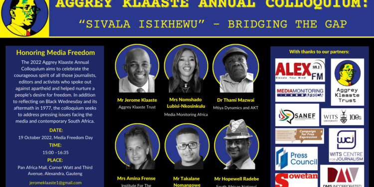 AGGREY KLAASTE ANNUAL COLLOQUIUM: “SIVALA ISIKHEWU” – BRIDGING THE GAP MEDIA LITERACY CAMPAIGN!