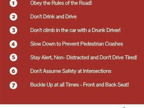 Call for caution on the roads!
