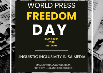 World Press Freedom Day webinar on Friday 3 May 2024