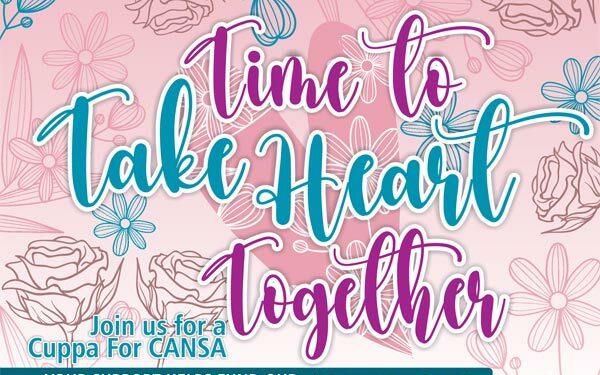 Cuppa For CANSA – Time to Take Heart Together!