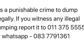 Enough with illegal dumping in our communities!