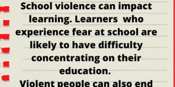 Choose peaceful means to resolve conflict at SCHOOLS!