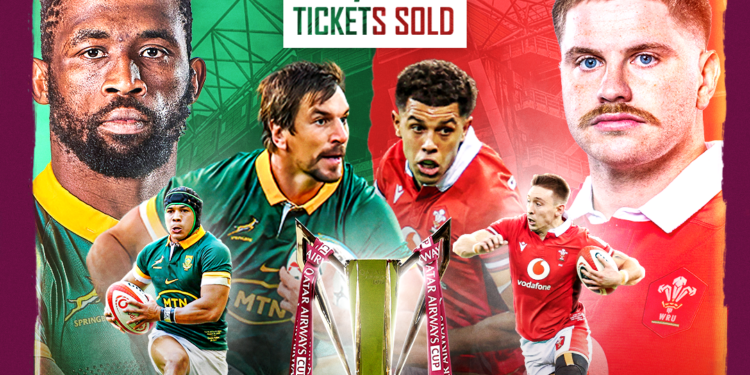 Secure your seats – Springboks v Wales – 22 June – Twickenham Stadium