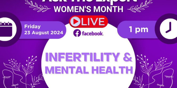 Infertility & Mental Health – Friday, 23 August @ 1 pm
