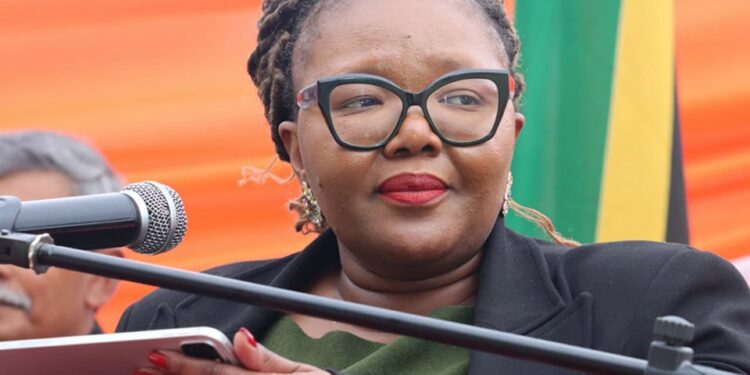 Minister of Basic Education, Siviwe Gwarube, at the PRIMESTARS Event held in Johannesburg