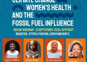 Climate change, women’s health and the fossil fuel influence – webinar