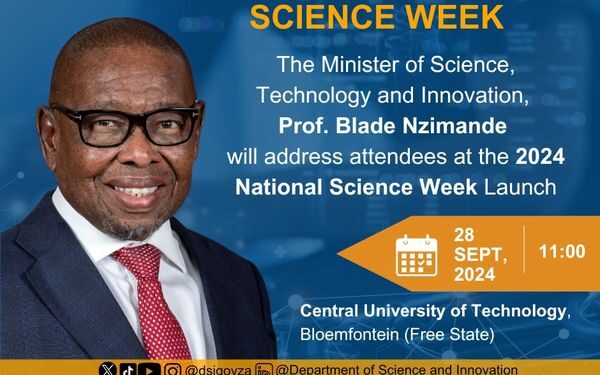 Minister Nzimande to launch National Science Week 2024 in Bloemfontein