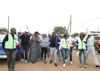 MEC and Minister Conduct Site Visit to Soul City Informal Settlement for Ground-breaking Alternative Sanitation Project