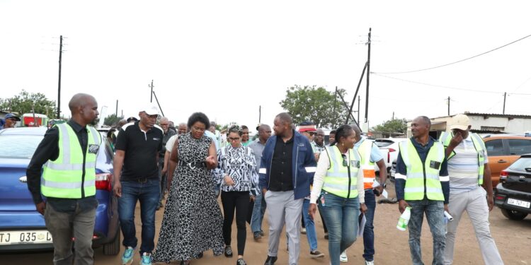 MEC and Minister Conduct Site Visit to Soul City Informal Settlement for Ground-breaking Alternative Sanitation Project