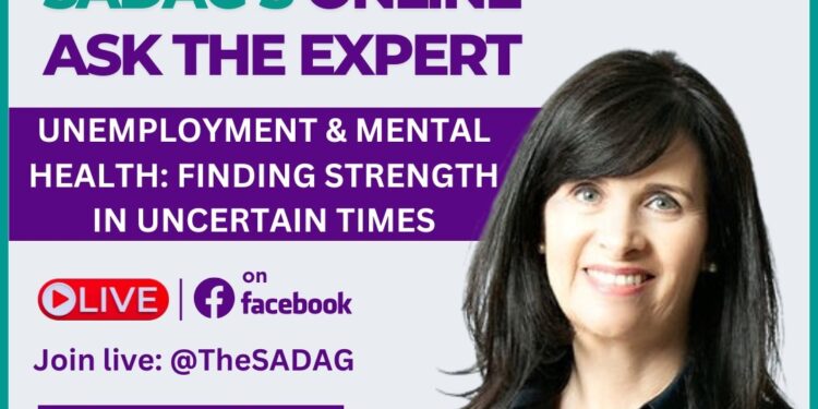 Ask The Expert – Unemployment & Mental Health: Finding Strength in Uncertain Times – Friday, 14 March @ 1pm