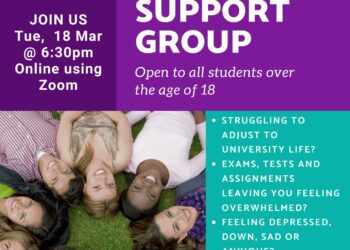 Free Online Student Support Group – Tuesday, 18 March @ 6:30pm