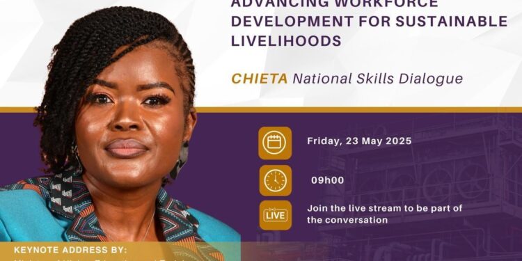 CHIETA will host the 𝗡𝗮𝘁𝗶𝗼𝗻𝗮𝗹 𝗦𝗸𝗶𝗹𝗹𝘀 𝗗𝗶𝗮𝗹𝗼𝗴𝘂𝗲 𝟮𝟬𝟮𝟱 — a bold conversation about jobs, skills, and sustainable livelihoods