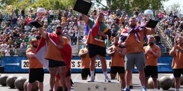 Minister McKenzie Congratulates Rayno Nel on historic victory at 2025 World’s Strongest Man Competition