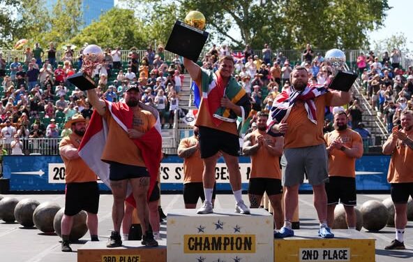 Minister McKenzie Congratulates Rayno Nel on historic victory at 2025 World’s Strongest Man Competition