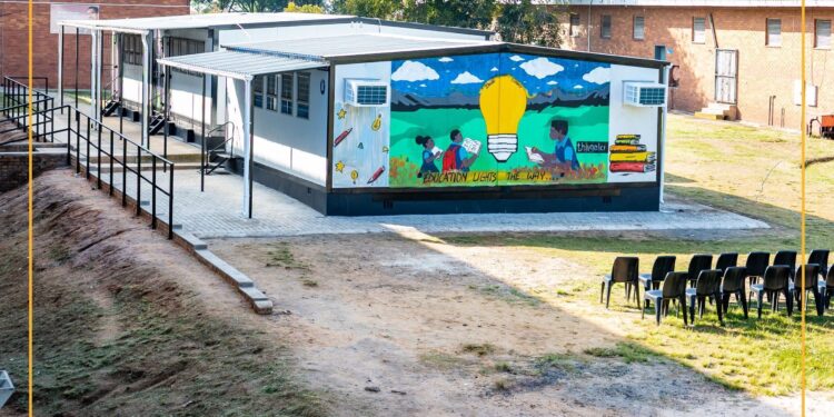 New classroom for Ogies Combined School!