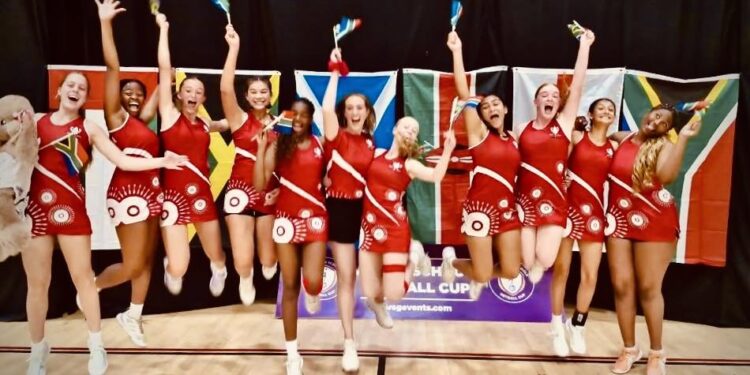 Redhill’s U17 netball team — the first South African school to win the World Schools Netball Cup