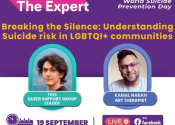 Breaking the Silence: Understanding Suicide risk in LGBTQI+ communities – Friday, 19 September at 1pm