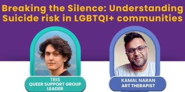 Breaking the Silence: Understanding Suicide risk in LGBTQI+ communities – Friday, 19 September at 1pm