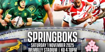 WORLD CHAMPIONS AT WEMBLEY – SOUTH AFRICA versus JAPAN