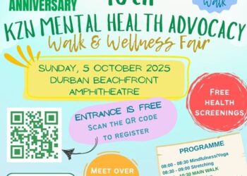 KZN Mental Health Advocacy Walk and Wellness Fair – Sunday, 5 October @ 08am