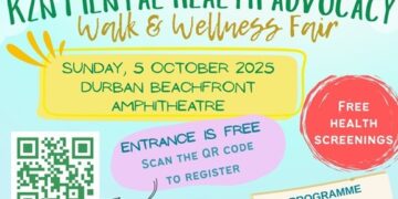 KZN Mental Health Advocacy Walk and Wellness Fair – Sunday, 5 October @ 08am