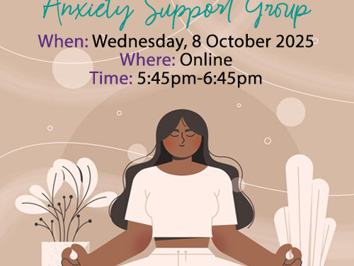 FREE Online Mindful Awareness & Self-Reflection Anxiety Support Group – Wednesday, 8 October @ 5:45pm