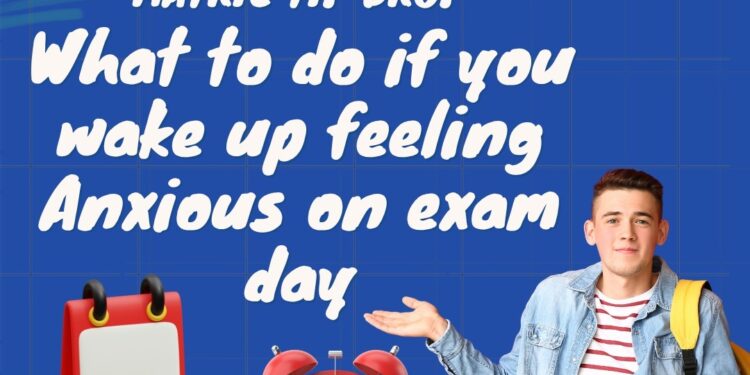 TikTok Thursday: What to Do If You Wake Up Feeling Anxious on Exam Day – Thursday, 23 October @6pm