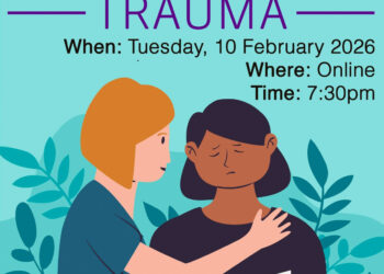 Free Online Mental Health Support Group for Trauma – Tuesday, 10 February 2026 @ 7:30pm