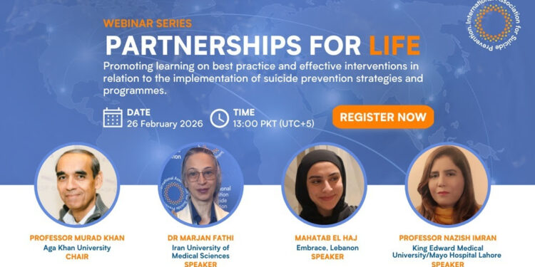 Webinar Series: Suicide Prevention – Thursay 26 Feb @10am