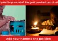 We need paraffin price relief now 