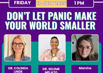 Free Online Ask The Expert Live on Facebook, Friday 10 July at 1pm – Don’t Let Panic Make Your World Smaller