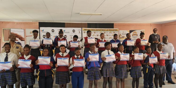 152 Mpumalanga learners step forward as Safety Ambassadors as school violence affects more than 1.15 million