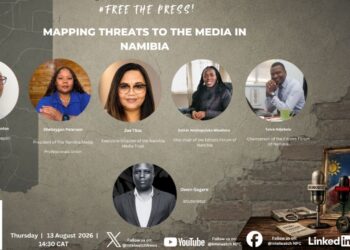 Mapping threats to the media in Namibia: Zoom discussion | Thursday 13 August 2026 | 14:30 CAT